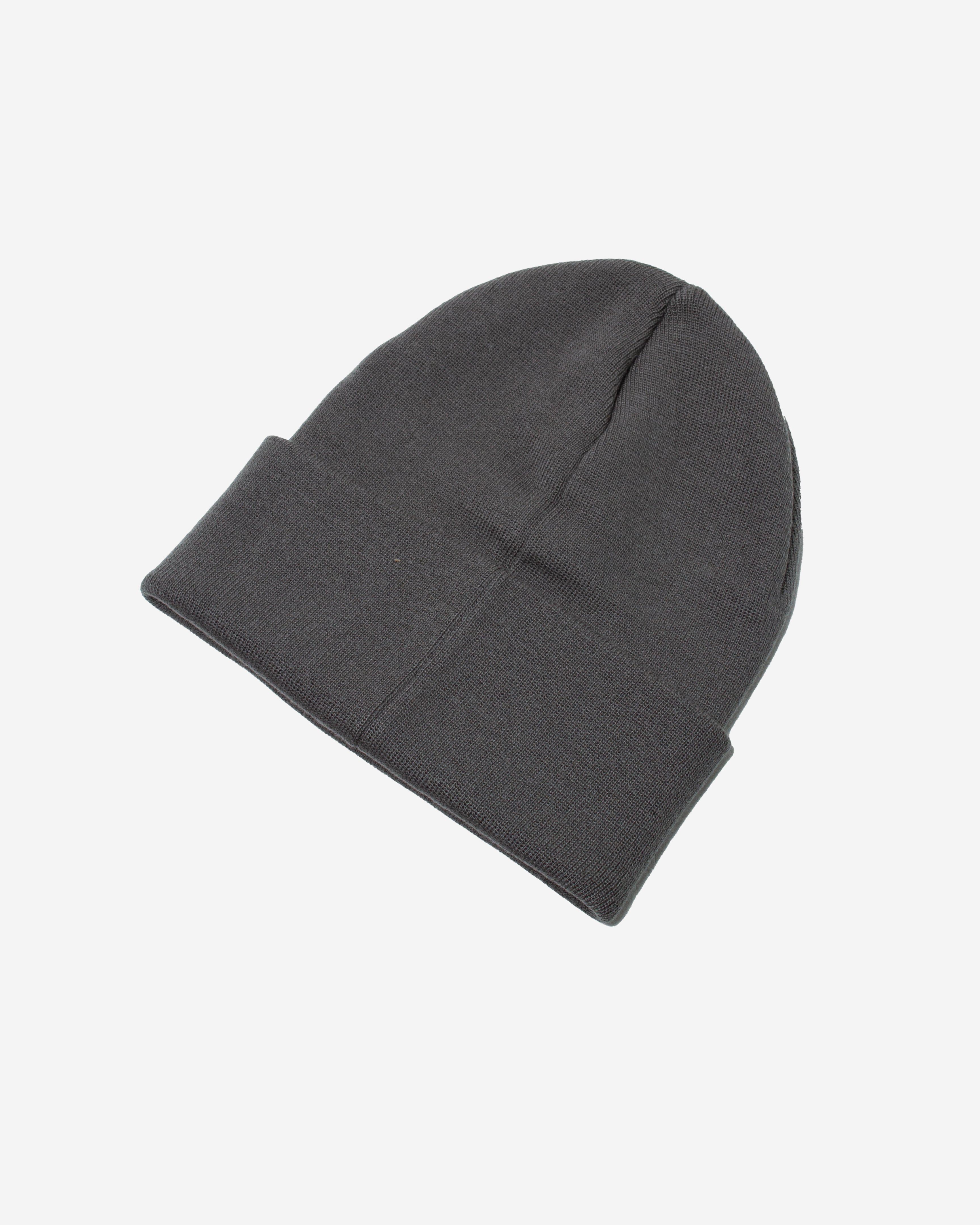 KNIT CUFFED BEANIE GRAPHITE