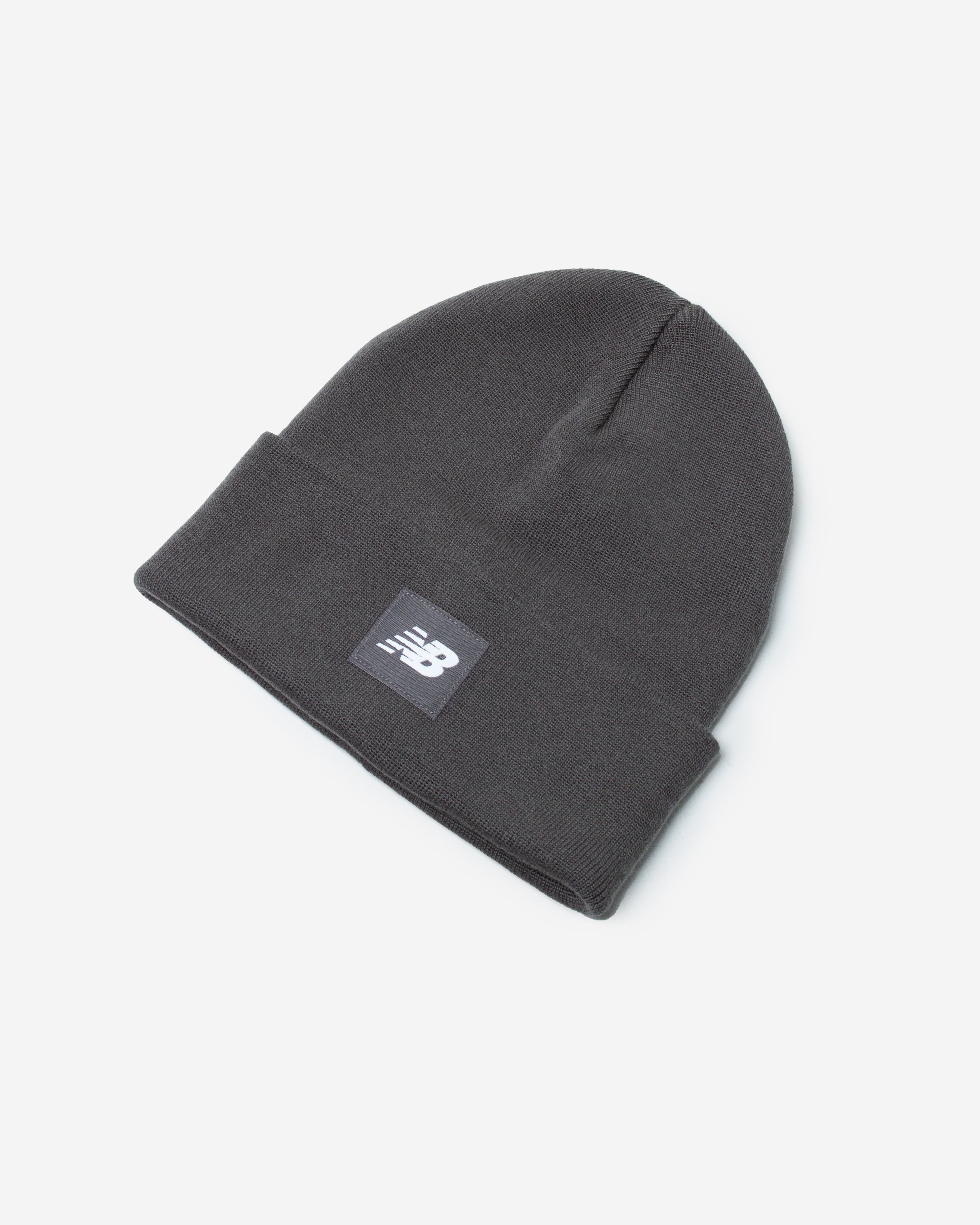 KNIT CUFFED BEANIE GRAPHITE